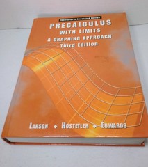 Precalculus With Limits Larson Hostetler Edwards Instructors Annotated 3rd Ed