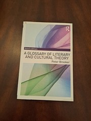 Glossary of Literary and Cultural Theory by Peter Brooker (2016, Trade…