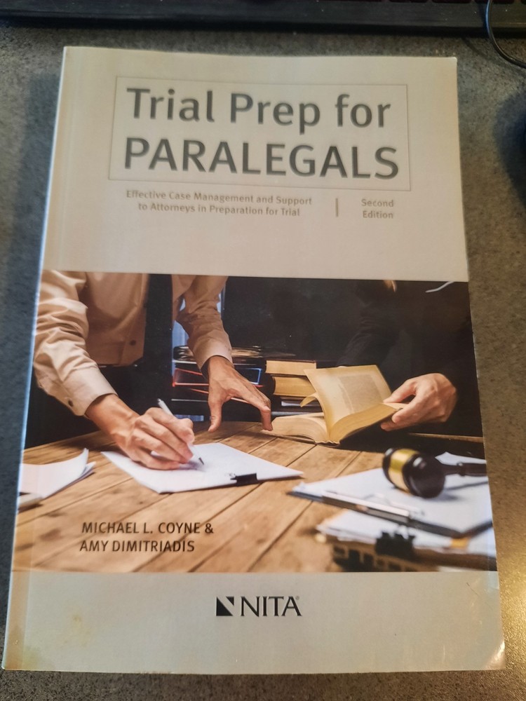 Nita Ser.: Trial Prep for Paralegals : Effective Case Management and Support to