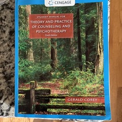 🌟 Student Manual Theory & Practice Counseling & Psychotherapy Tenth Edition