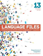 Language Files: Materials for an Introduction to Language and Linguistics, 1…