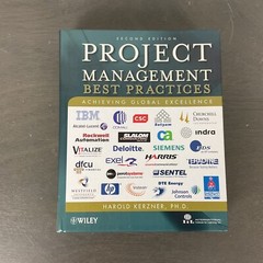 Project Management Best Practices 2nd Edition (Hard Cover, 2010) Harold Kerzner