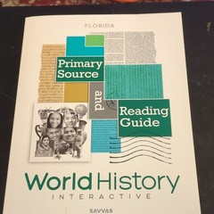 Savvas World History Interactive Florida Edition Paperback Reading Guide