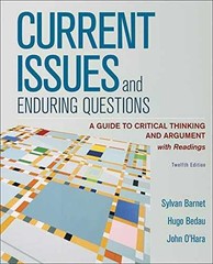 Current Issues and Enduring – Paperback, by Barnet Sylvan; Bedau – Very Good