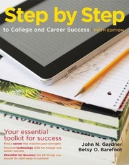 Step by Step to College and Career Success John N., Barefoot, Bet