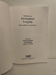 Handbook Personalized Learning State District School Paperback Book 2016 USA