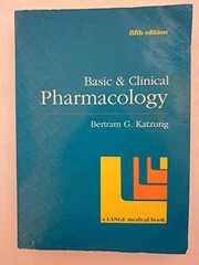 Basic & Clinical – Unknown Binding, by Katzung Bertram G. – Very Good