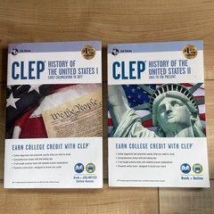 REA CLEP History of the United States 1 (6th ed.) & 2 (2nd ed.)