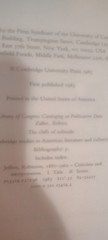 Cliffs of Solitude a reading of robinson jeffers book HC w/ DJ ex. library