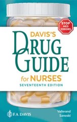 Davis’s Drug Guide for Nurses by Faan Vallerand, April Hazard, PhD, RN: Used