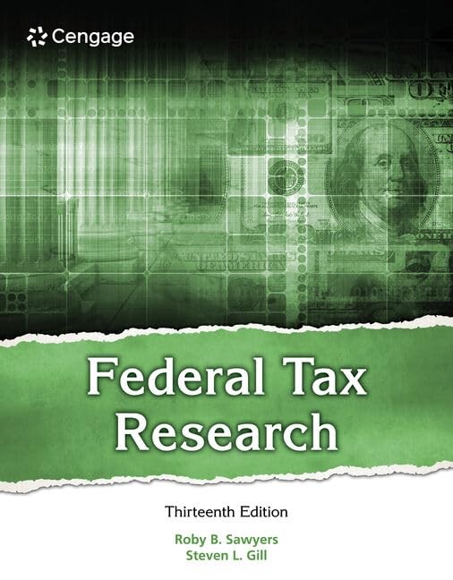 FEDERAL TAX RESEARCH BY Steven Gill PAPERBACK **GOOD**