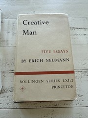 Creative Man by Erich Neumann 1979 Bollingen Series Princeton HC w/ Letter