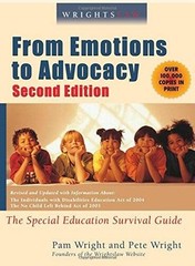 Wrightslaw: From Emotions to Advocacy: The Special Education Surviva – GOOD