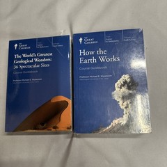 Great Courses Science Mathematics DVD & Book Lot 2 Earth Science Wonders Earth