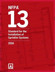 NFPA 13 Standard for the Installation of Sprinkler Systems 2016 PAPERBACK