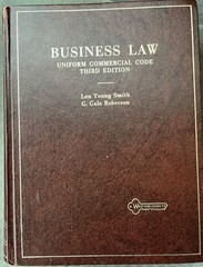 Business Law Uniform Commercial Code 3rd Edition 1971 West Publishing CO.