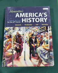Henretta’s America’s History for the AP Course 10th Ed HC 2015 Edwards
