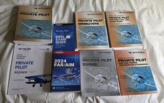 Jeppesen Guided Flight Discovery Private Pilot Bundle & ASA BOOKS. Lot Of 8