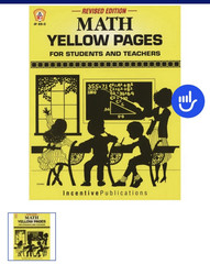 Math Yellow Pages Students & Teachers Revised Ed 64pg Math Textbook Elem/MS