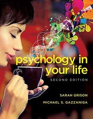 Psychology in Your Life – Paperback, by Grison Sarah; Gazzaniga – Very Good j