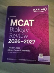 Kaplan Test Prep Ser.: MCAT Biology Review 2026-2027 : Online + Book by…