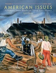 American Issues: A Primary Source Reader in United States History, Volum – GOOD