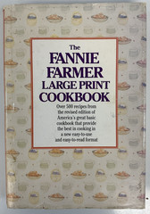 The Fannie Farmer Large Print Cookbook (G K Hall Large Print Book Series)