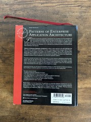 Addison-Wesley Signature Series (Fowler) Ser.: Patterns of Enterprise..