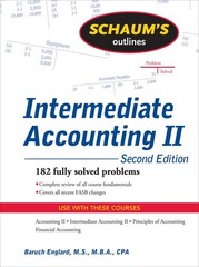 Schaum’s Outline of Intermediate Accounting II, 2ed
