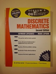 Schaum’s Outline Ser.: Schaum’s Outline of Discrete Mathematics by Seymor…
