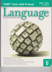 TABE Tutor with Pretest Language Steck-Vaughn Adult Education Solutions Level D