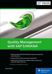 Quality Management with SAP S/4hana by Jawad Akhtar: New