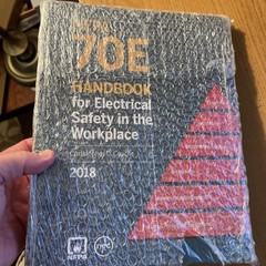 NFPA 70E Hardcover Handbook for Electrical Safety in the Workplace 2018