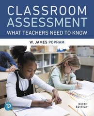 Classroom Assessment : What Teachers Need to Know Paperback W Pop