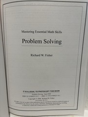 Mastering Essential Math Skills PROBLEM SOLVING (Mastering Essential Math