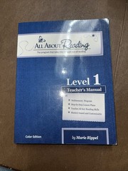 All About Reading Learning Level 1 Teacher’s Manual Color Edition (Paperback)