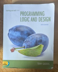 Starting Out with Programming Logic and Design by Tony Gaddis (Softcover / 2019)