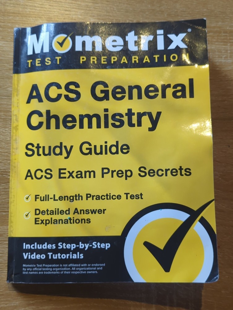 ACS General Chemistry – Paperback, by Bowling Matthew; Mometrix – Water Damage