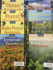 Lot of 8 National Geographic Theme Sets 3rd Grade Science & Social Studies