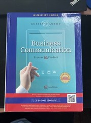 Business Communication Process & Product 8th Edition Instructor’s Edition A7