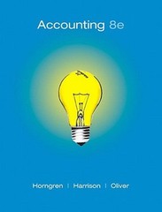 Accounting by Charles T Horngren: New