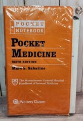 Pocket Notebook Pocket Medicine Marc S. Sabatine Ring Bound Sixth Edition NEW