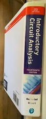 HARDCOVER Introductory Circuit Analysis 14th Edition Boylestad 9780137594115