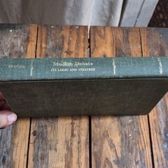 Modern Debate: Its Logic and Strategy by Kruger McGraw-Hill 1960 Hardcover