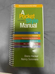 A Pocket Style Manual, Sixth Edition by Diana Hackers and Nancy Sommers