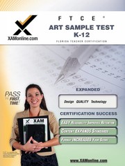 FTCE Art Sample Test K-12 Teacher Certification Test Prep Study Guide (XAM F…