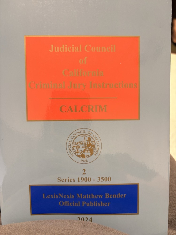 Judicial Council Of California Criminal Jury Instructions