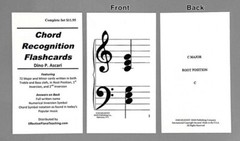 Chord Recognition Flashcards by Dino Ascari (1984) Brand New – Shrink-wrapped!