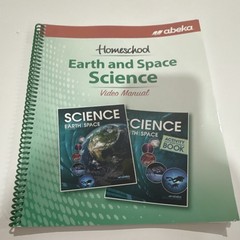 Abeka Earth and Space Science Video Manual Homeschool Ring/Wire Bound